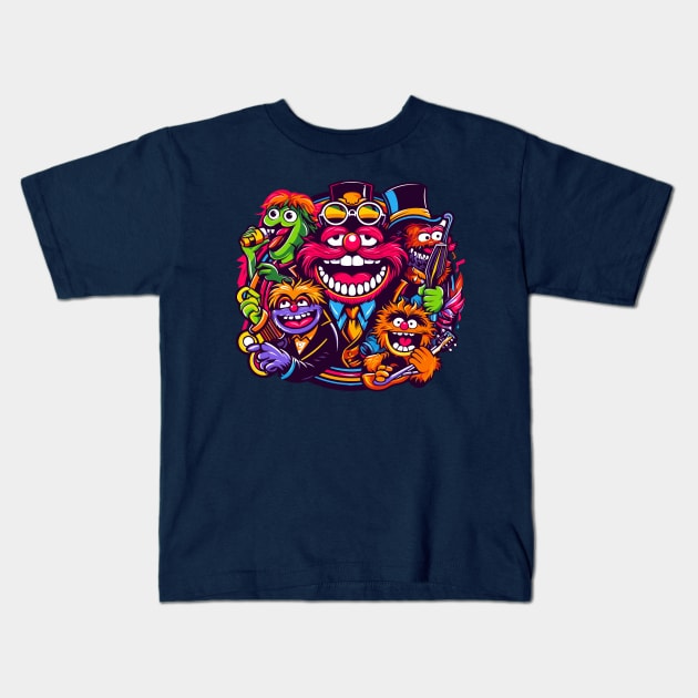 Dr Teeth And The Electric Mayhem #003 Kids T-Shirt by kreasioncom